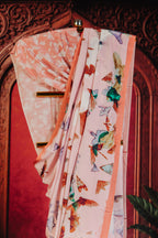 Indigorgeous Floral Charm Saree - Pink - view 2